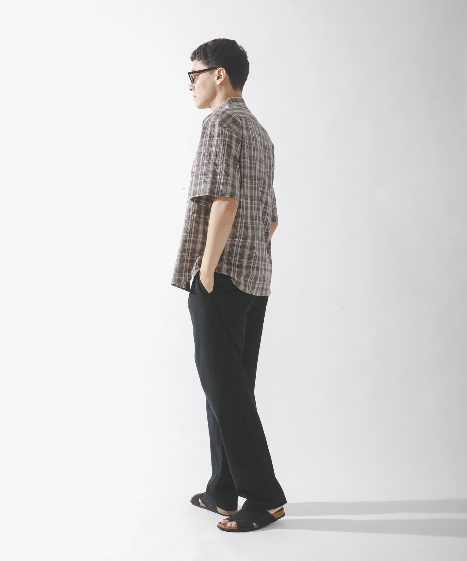 Sonny Label 「ワッシャーチェックショートスリーブシャツ」|シャツ・ブラウス|