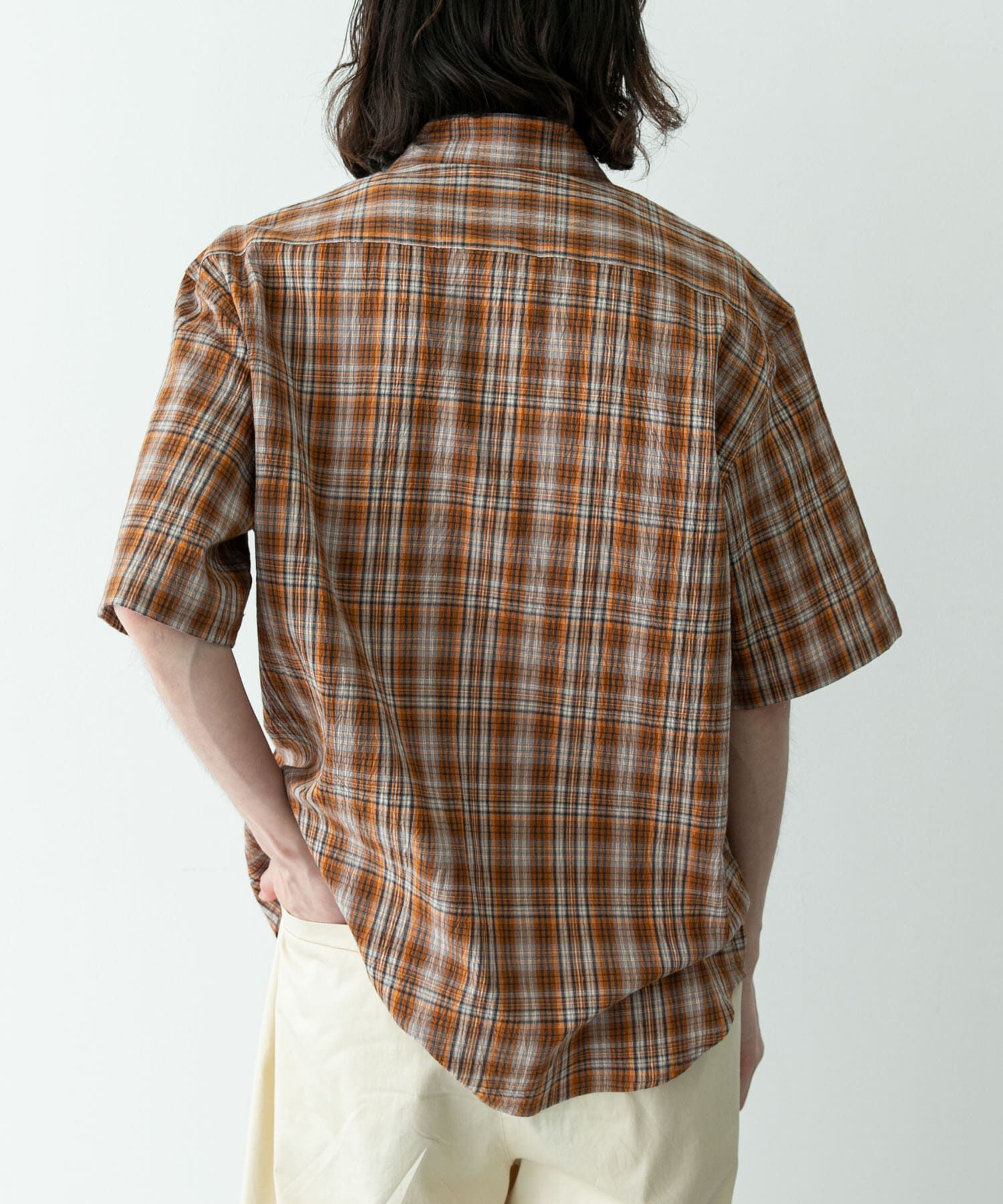 Sonny Label 「ワッシャーチェックショートスリーブシャツ」|シャツ・ブラウス|