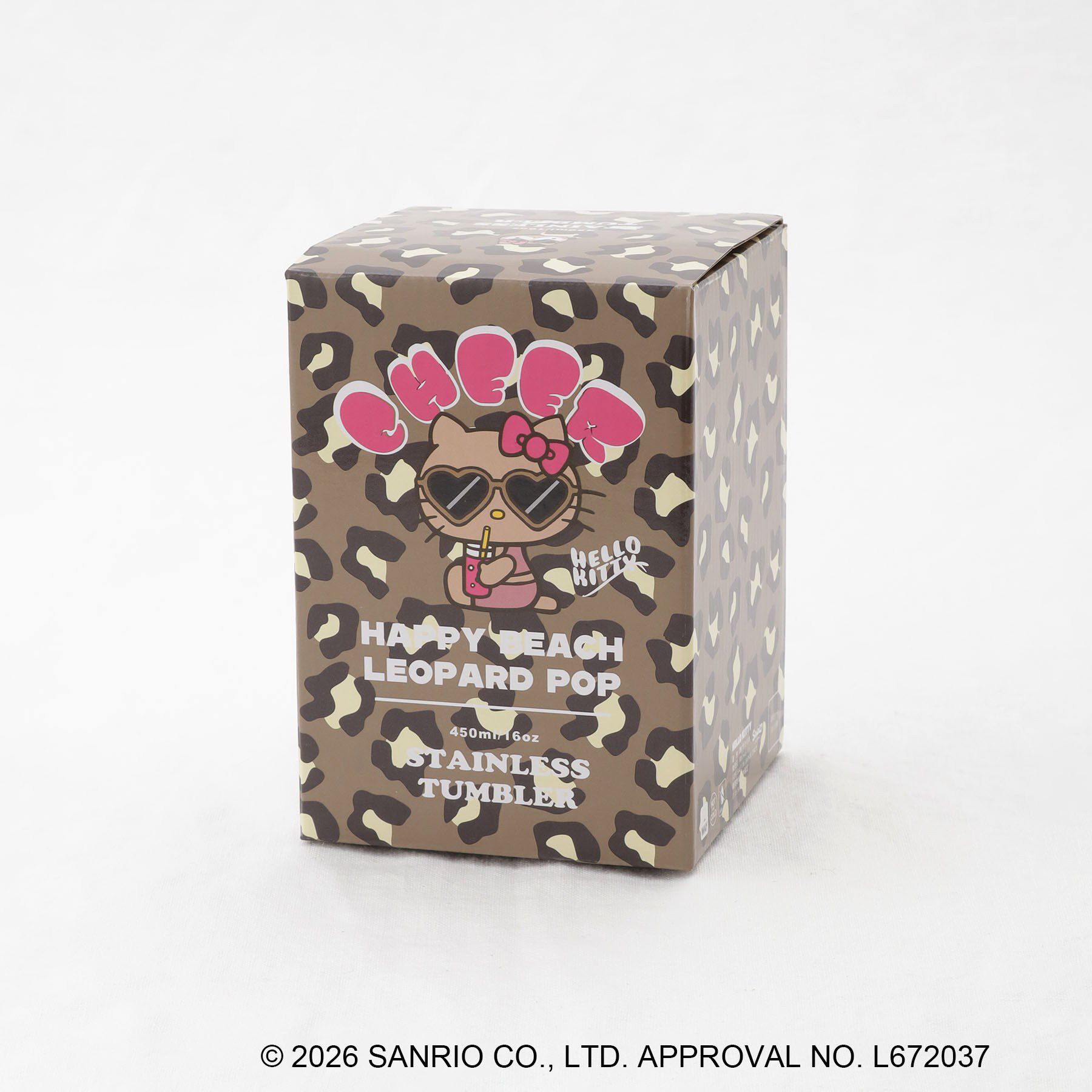 212 KITCHEN STORE「日焼けハローキティ ステンレスタンブラー LEOPARD BR」|その他|