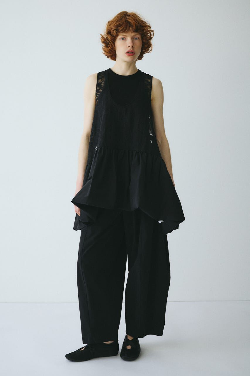 HeRIN.CYE「Lace flare tunic」|シャツ・ブラウス|