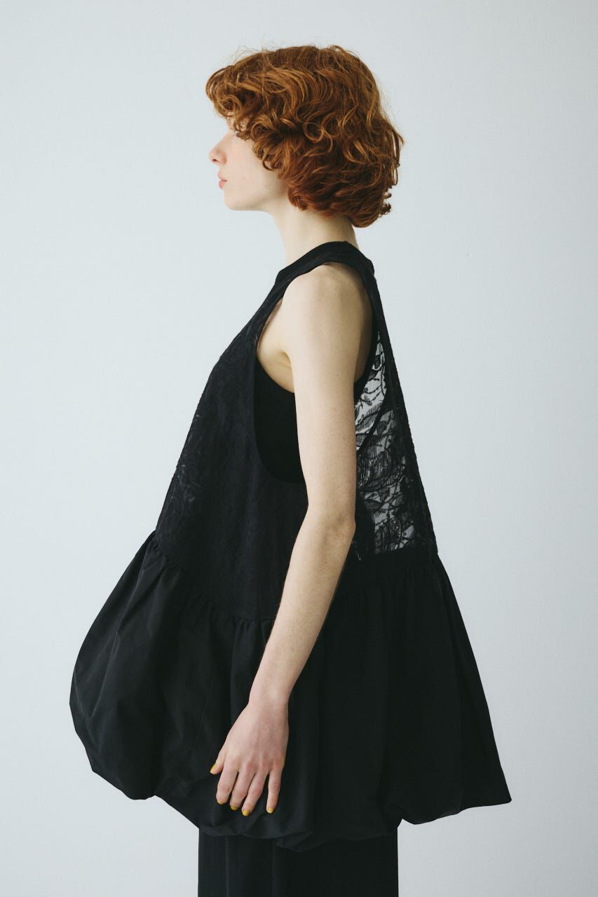 HeRIN.CYE「Lace flare tunic」|シャツ・ブラウス|