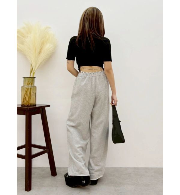 EVRIS「ハートカッティングビジュースウェットパンツ」|その他|
