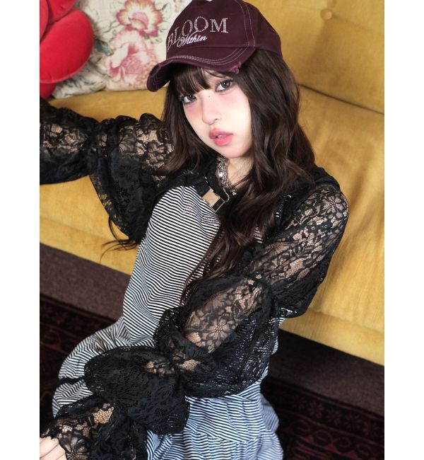 jouetie「【MINAMI&times;jouetie】レースボレロフーディ」|カーディガン|