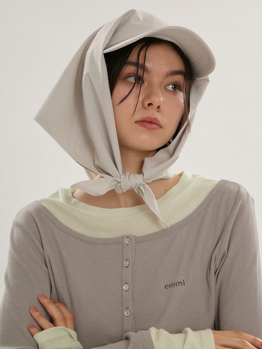 スカーフ付きキャップ（emmi atelier）｜ルミネのファッション通販