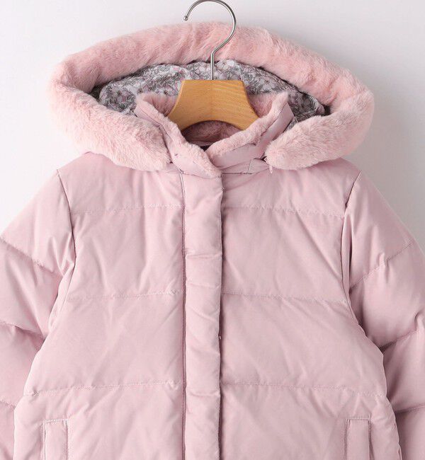 SHIPS KIDS「SHIPS KIDS:90cm /〈手洗い可能〉リバティ リサイクル ロング ダウン」|ダウン|