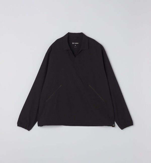 SHIPS「Goldwin: STRETCH BILO PULLOVER」|プルオーバー|ブラック