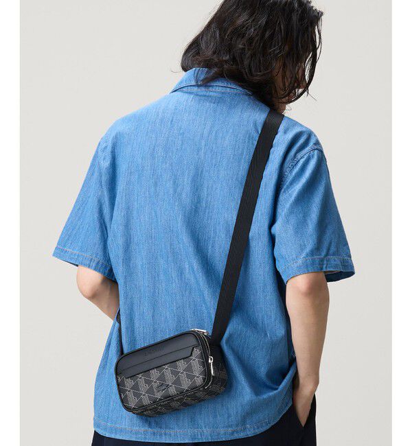 LACOSTE「ザ ブレンド モノグラムコンビレポーターバッグ / ショルダーバッグ」|ショルダー・メッセンジャー|