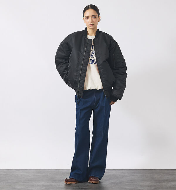 ABAHOUSE「【Valley Apparel / バレーアパレル】MA-1 フライトジャケット」|ミリタリー・モッズコート|