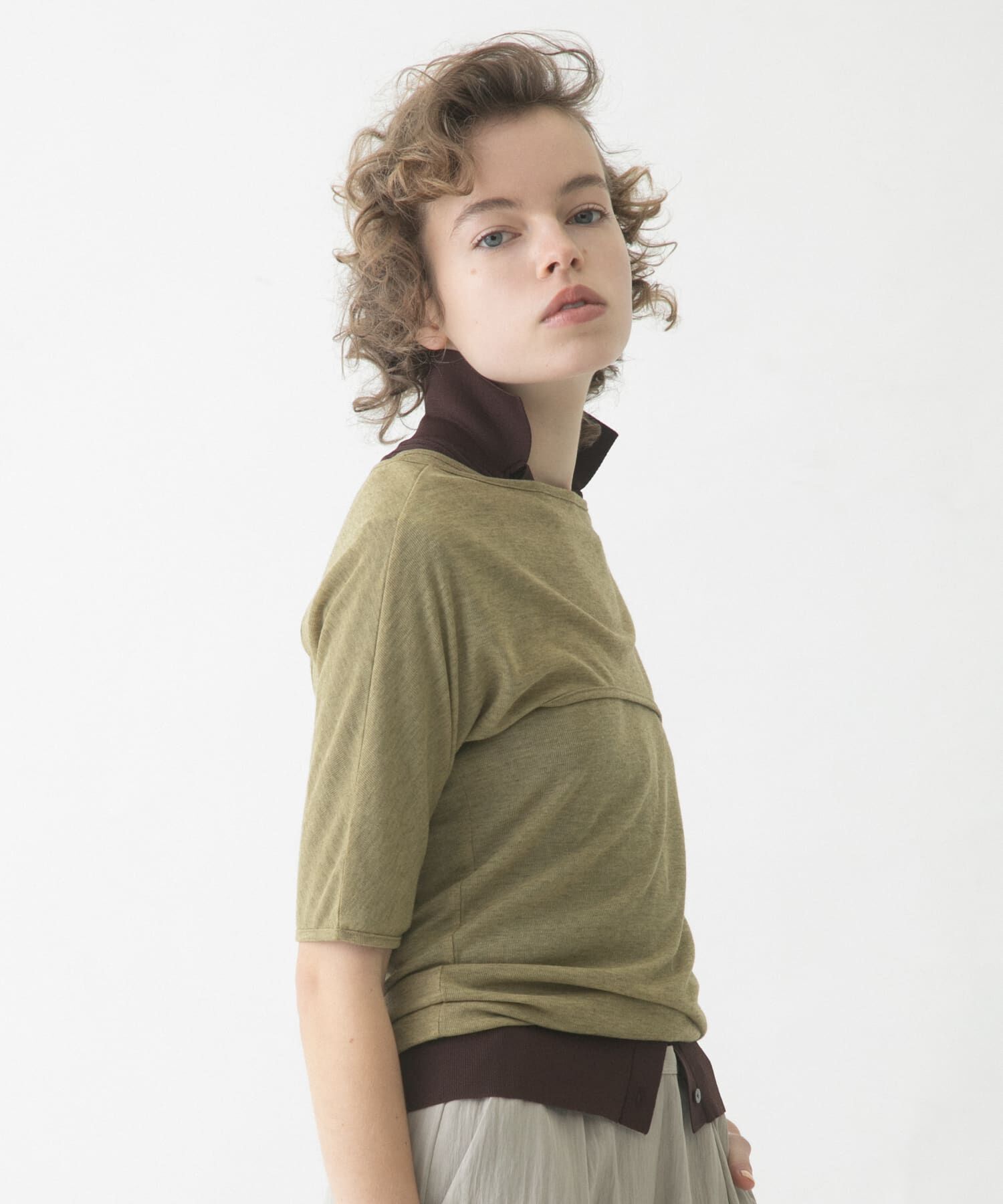 LAATO「mix layered tee」|Tシャツ・カットソー|