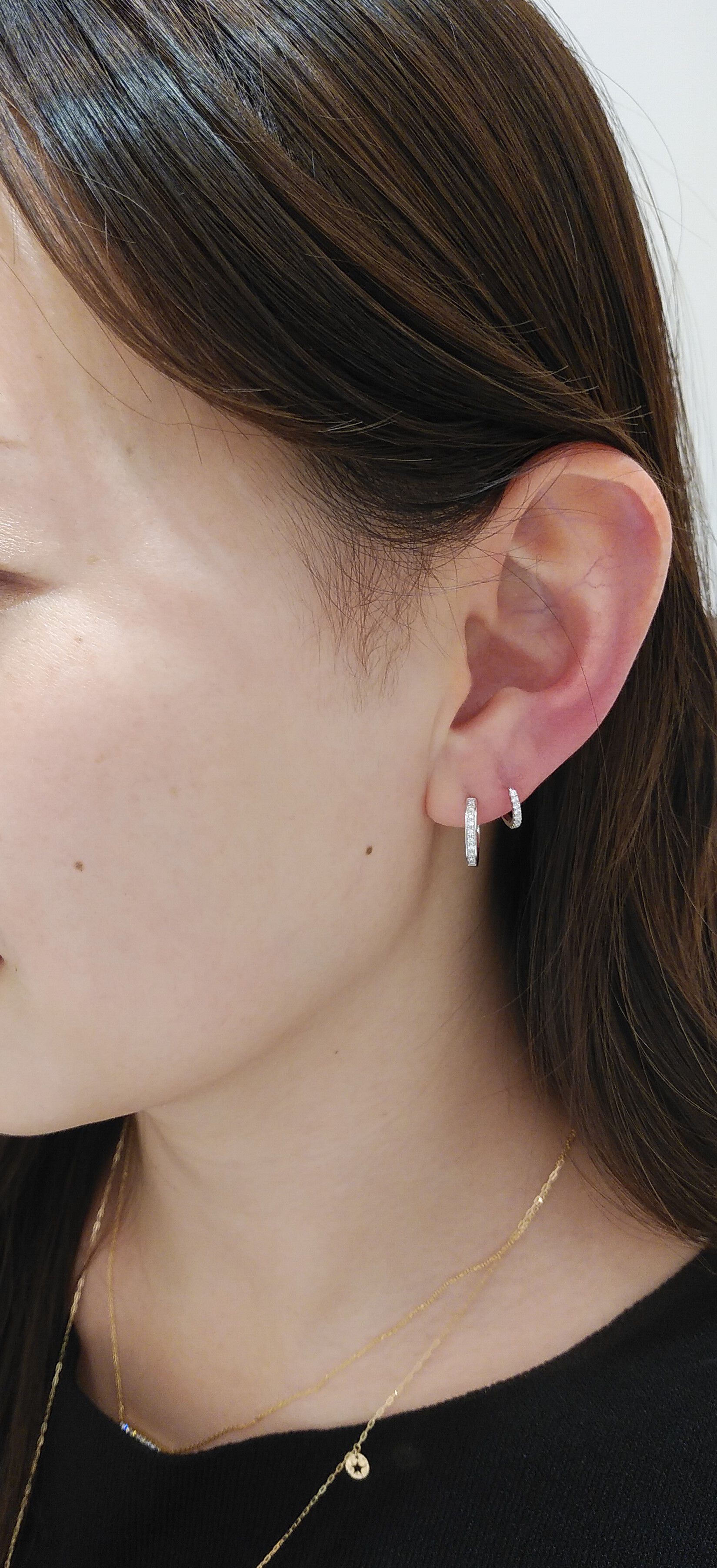 STAR JEWELRY「CLICK HOOP(M)」|ピアス|