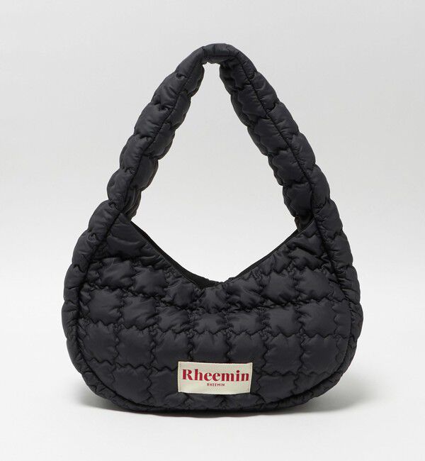 NICE WEATHER「＜Rheemin＞ビスケット ラウンド ビッグナゲット/ショルダーバッグ」|ショルダー・メッセンジャー|BLACK