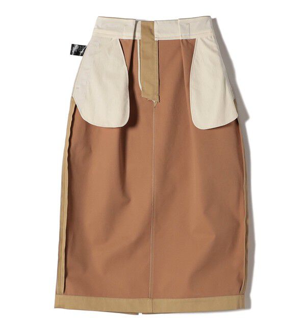 SHIPS for women「SHIPS Primary Navy Label:コットン チノ コクーン スカート:」|スカート|