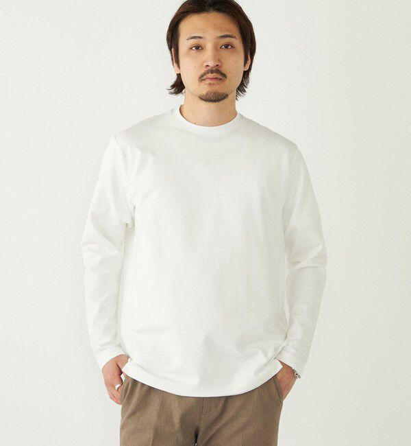 SHIPS Colors 「SHIPS Colors:〈UVカット・速乾〉AVANT(R) 3D ロングスリーブ ビズT◇」|Tシャツ・カットソー|