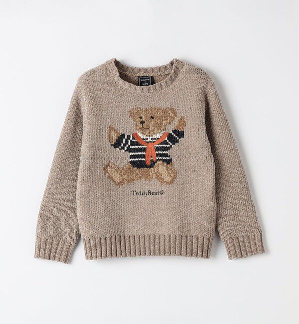 SHIPS Colors 「SHIPS Colors:100～140cm /〈洗濯機可能〉TeddyBear(R) ジャカード モール ニット◇」|ニット・セーター|