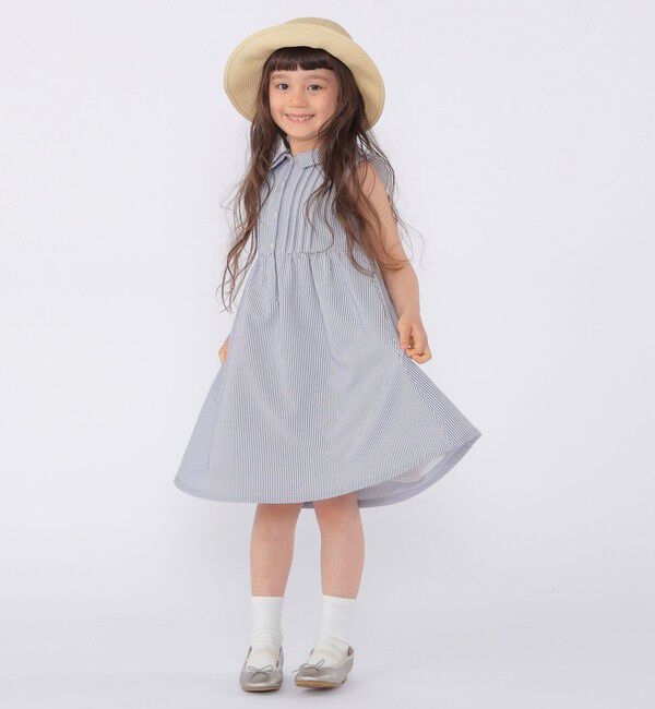 SHIPS KIDS「SHIPS KIDS:100～130cm /〈UVカット/吸水速乾〉ドライタッチ ワンピース」|ワンピース|
