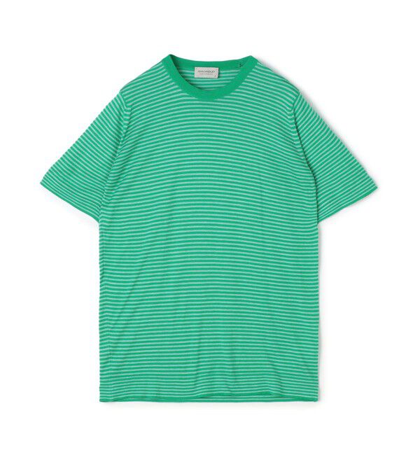 TOMORROWLAND BUYING WEAR「【別注】JOHN SMEDLEY VIKTOR ニットTシャツ」|ニット・セーター|54 グリーン系