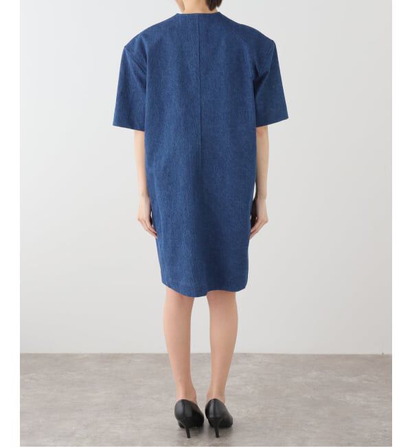 IENA「BOWTE/バウト DENIM MINMUM DRESS ワンピース 261-09-0001」|ワンピース|