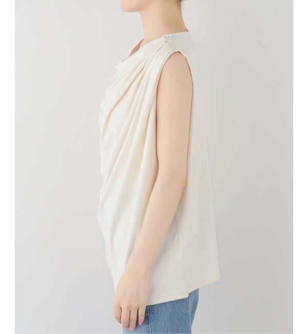 IENA LA BOUCLE「IENA LA BOUCLE メランジドレープカットソー」|Tシャツ・カットソー|