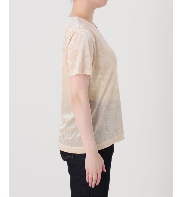 SLOBE IENA「《予約》メッシュベロアプルオーバー」|Tシャツ・カットソー|