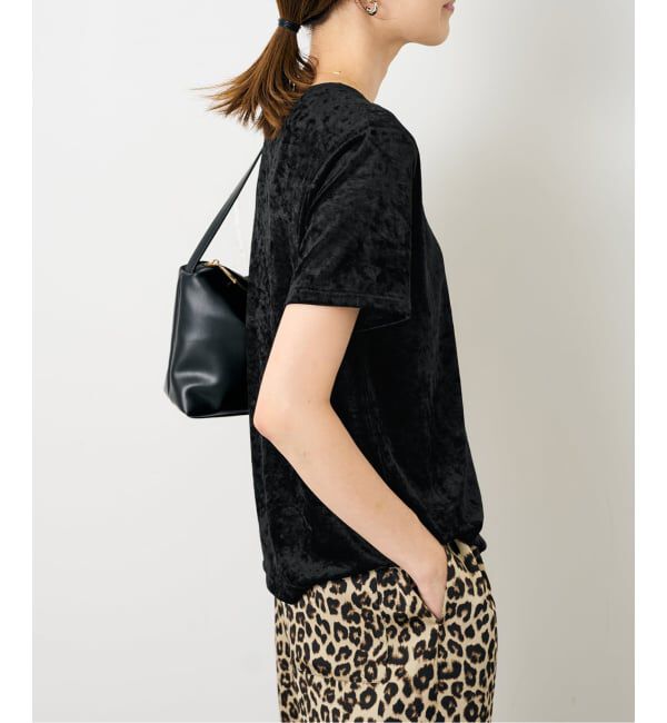 SLOBE IENA「《予約》メッシュベロアプルオーバー」|Tシャツ・カットソー|