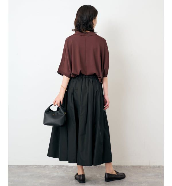 SLOBE IENA「《予約》ワイドシルエットニットポロシャツ」|ニット・セーター|