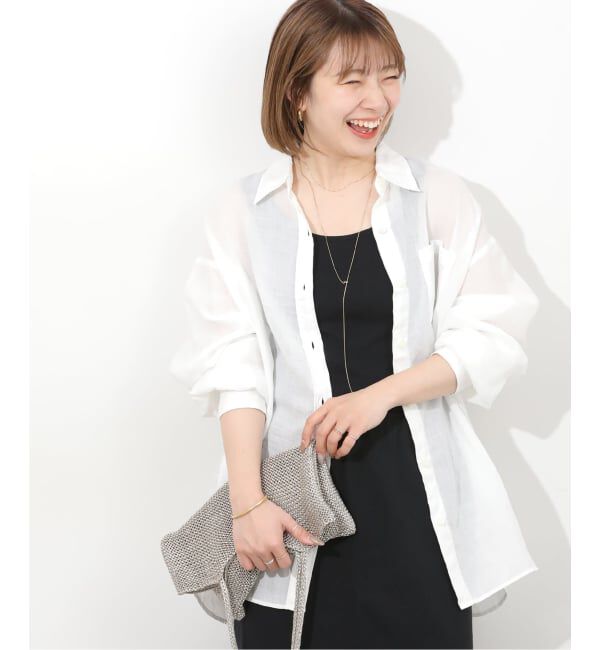 JOURNAL STANDARD relume「ガーメントダイラミービッグシャツ」|シャツ・ブラウス|ホワイト