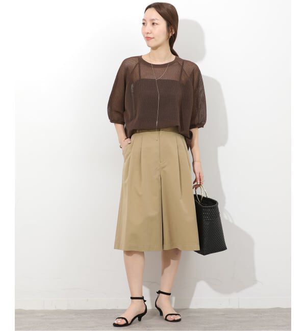 JOURNAL STANDARD relume「リネンミックスメッシュハーフスリーブプルオーバー」|ニット・セーター|