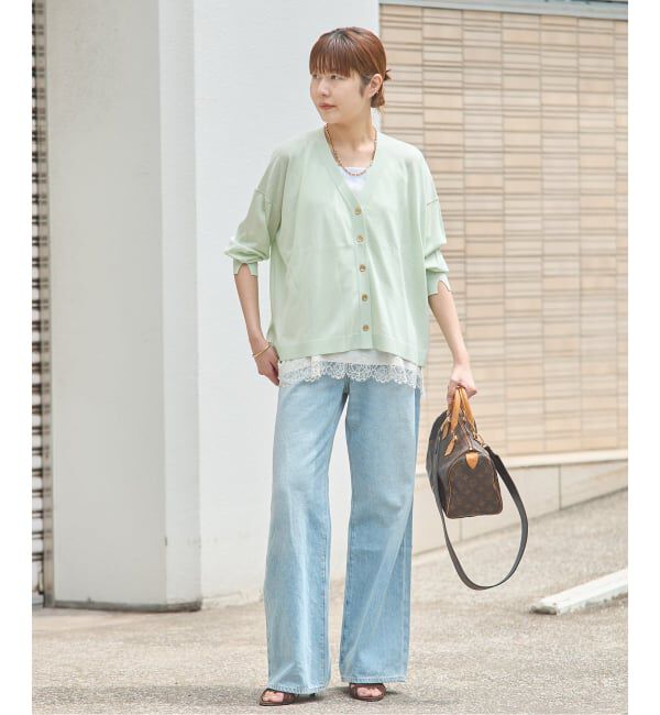 journal standard L'essage「《接触冷感/手洗い可》クールタッチワイドVカーディガン」|カーディガン|
