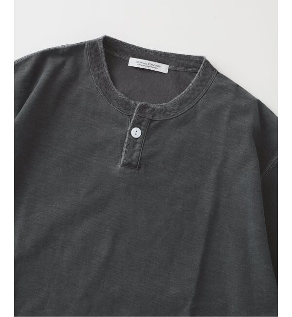 JOURNAL STANDARD「OE バック ピグメント ヘンリー ネック Tシャツ」|Tシャツ・カットソー|