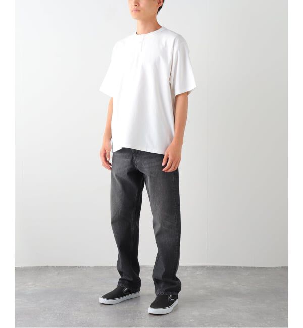 JOURNAL STANDARD「OE バック ピグメント ヘンリー ネック Tシャツ」|Tシャツ・カットソー|