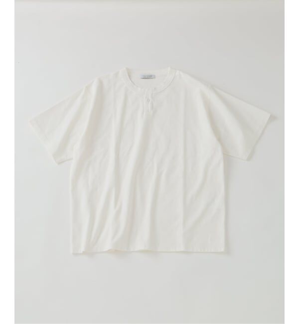 JOURNAL STANDARD「OE バック ピグメント ヘンリー ネック Tシャツ」|Tシャツ・カットソー|ホワイト