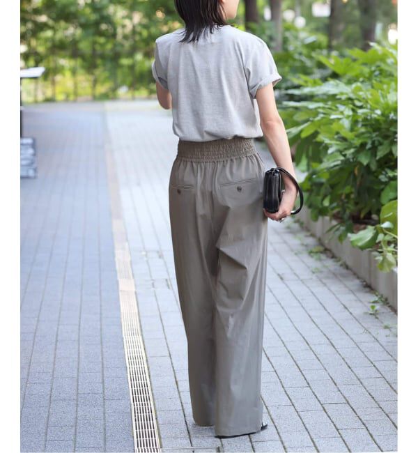 JOURNAL STANDARD「《追加5》【撥水/接触冷感/洗える/UVカット】リネンナイロンストレッチワイドパンツ」|その他|