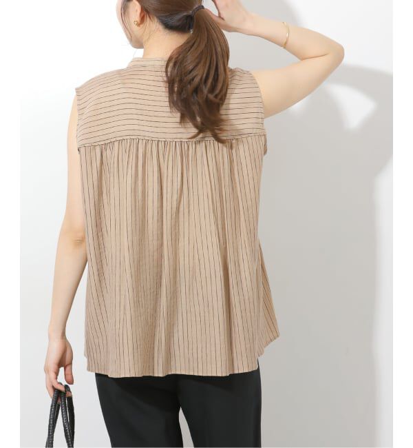 JOURNAL STANDARD relume「ストライプギャザーブラウス」|シャツ・ブラウス|
