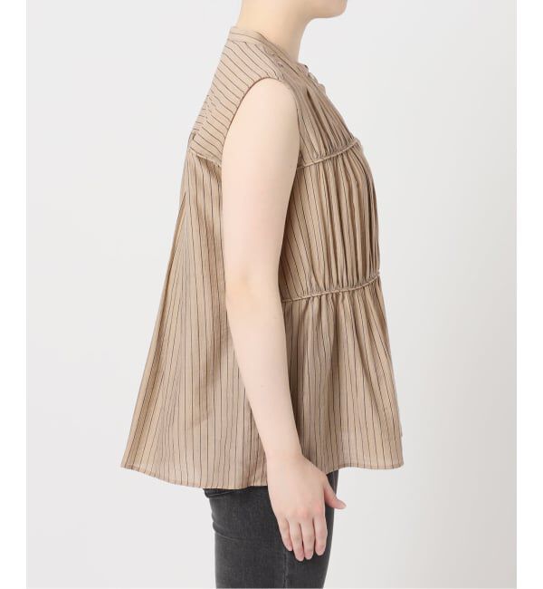 JOURNAL STANDARD relume「ストライプギャザーブラウス」|シャツ・ブラウス|