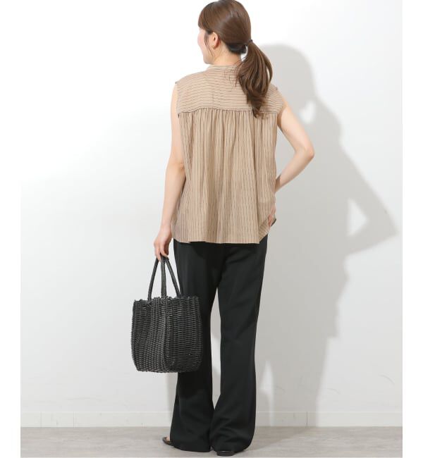 JOURNAL STANDARD relume「ストライプギャザーブラウス」|シャツ・ブラウス|