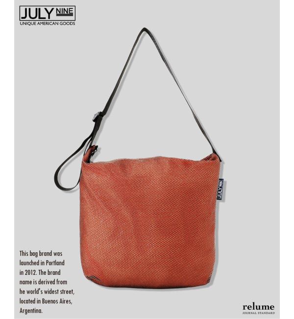 JOURNAL STANDARD relume「JULYNINE / ジュライナイン 別注 レイヤードメッシュ ショルダーバッグ」|ショルダー・メッセンジャー|ブラウン