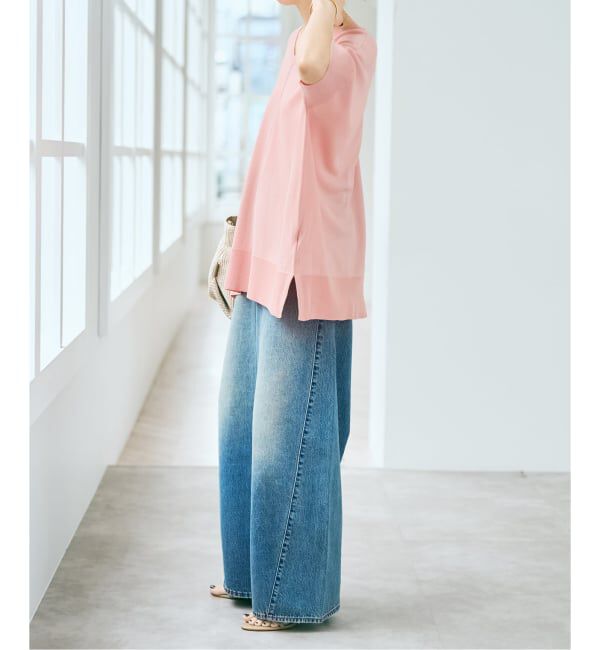 Spick and Span「《一部店舗+WEB限定 / 追加》14GWASHABLE2WAYポンチョプルオーバー」|ニット・セーター|