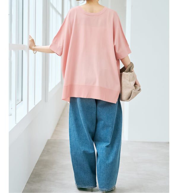 Spick and Span「《一部店舗+WEB限定 / 追加》14GWASHABLE2WAYポンチョプルオーバー」|ニット・セーター|