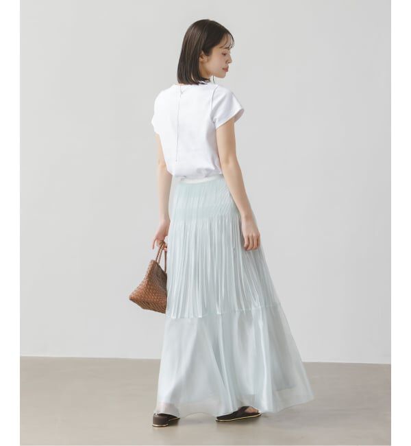 NOBLE「《追加・WEB限定カラー》スビンコットンスムースコンパクトTシャツ2」|Tシャツ・カットソー|