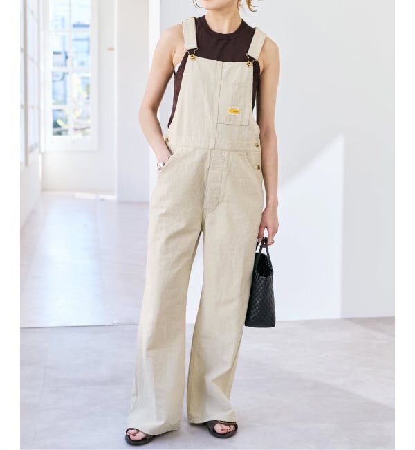 Spick and Span「PAY・DAY / ペイデイ 別注コットンリネンオーバーオール」|オールインワン|