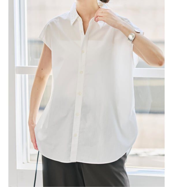 Spick and Span「バックギャザーフレンチスリーブシャツ」|シャツ・ブラウス|
