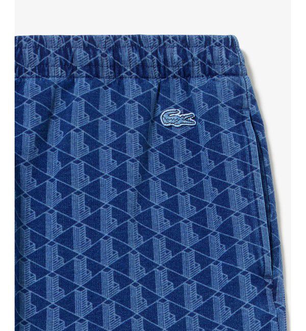 LACOSTE「インディゴスウェットモノグラムトラックパンツ」|その他|