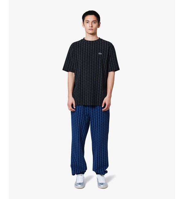 LACOSTE「インディゴスウェットモノグラムトラックパンツ」|その他|