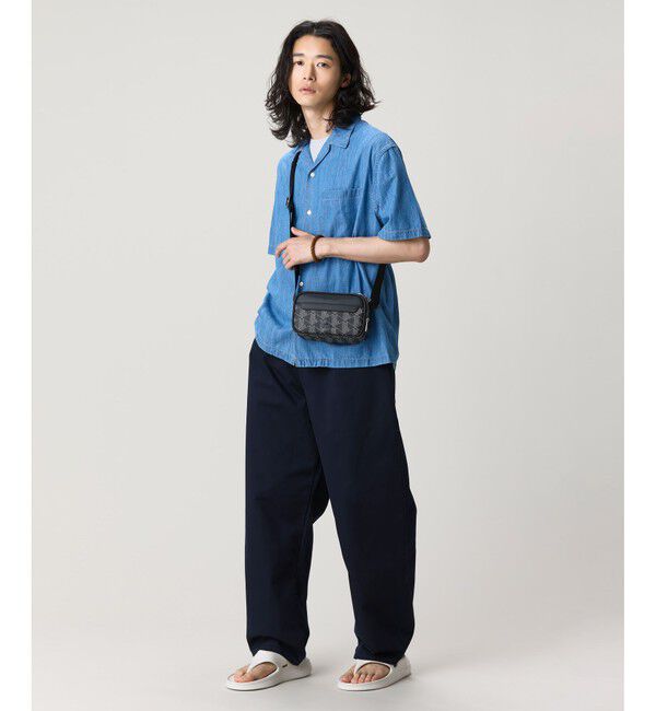 LACOSTE「オーバーサイズ オープンカラーデニムシャツ」|シャツ・ブラウス|