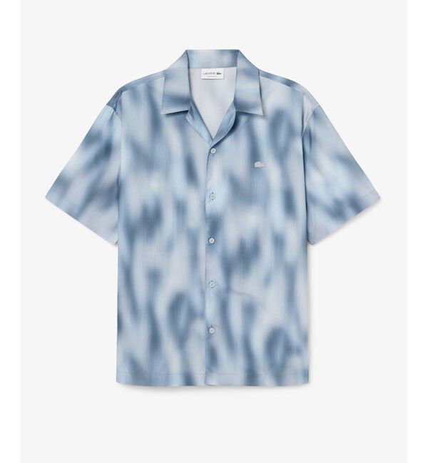 LACOSTE「グラフィックプリントオープンカラーシャツ」|シャツ・ブラウス|