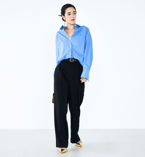 NOLLEY'S sophi「【一部WEB限定カラー】ウォッシャブルオックス2WAYシャツ」|シャツ・ブラウス|