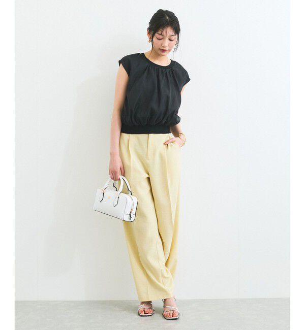 VIS「【接触冷感】楊柳シアードッキングカットプルオーバー」|Tシャツ・カットソー|