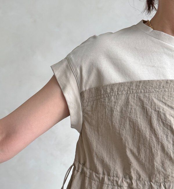  「【WEB限定/セットアップ可能】ワッシャーナイロンビスチェドッキングTEE」|Tシャツ・カットソー|