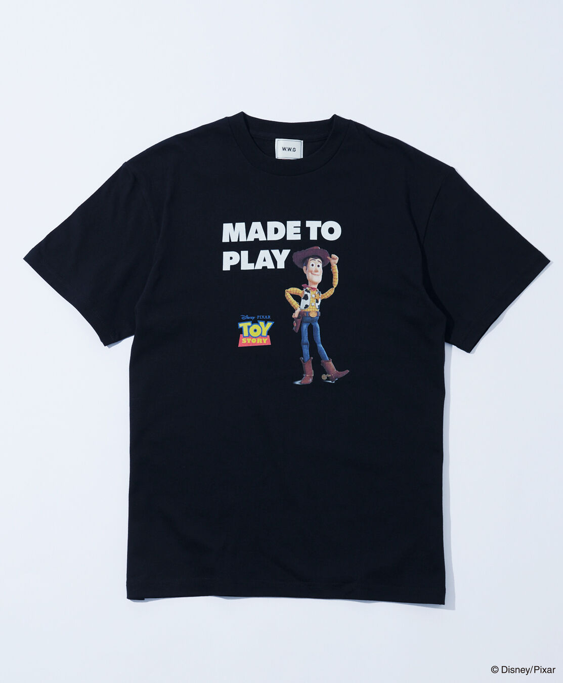  「トイ・ストーリー / TEE /  WOODY」|Tシャツ・カットソー|ブラック