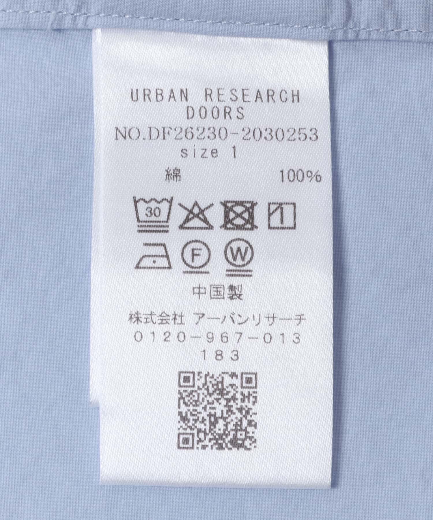URBAN RESEARCH DOORS「FORK&SPOON　クリンクルショートスリーブシャツ」|シャツ・ブラウス|